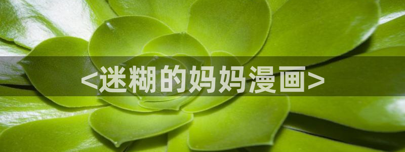 腐漫 高h：<迷糊的妈妈漫画>
